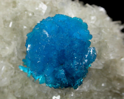 Cavansite on Stilbite from Wagholi Quarry, Maharashtra, India