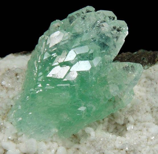 Apophyllite on Heulandite from Pashan Hill Quarry, Pune District, Maharashtra, India