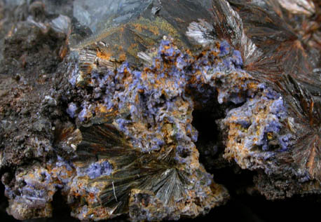 Frondelite, Bermanite, Strengite, Cyrilovite from Sapucaia Pegmatite, Galilea, Minas Gerais, Brazil (Type Locality for Frondelite)