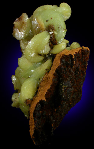 Adamite (pinwheel crystal formations) from Mina Ojuela, Mapimi, Durango, Mexico