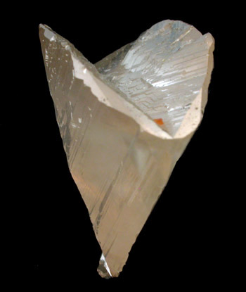 Cerussite (V-twin) from Touissit Mine, 21 km SSE of Oujda, Jerada Province, Oriental, Morocco