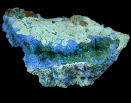 Cyanotrichite and Brochantite from Grandview Mine, Coconino County, Arizona