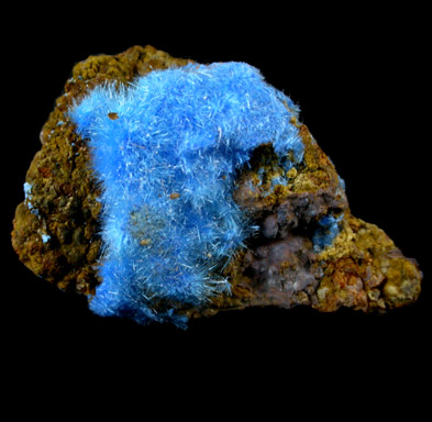 Cyanotrichite from Grandview Mine, Coconino County, Arizona