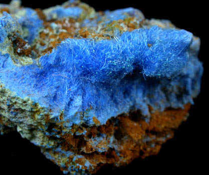 Cyanotrichite from Grandview Mine, Coconino County, Arizona