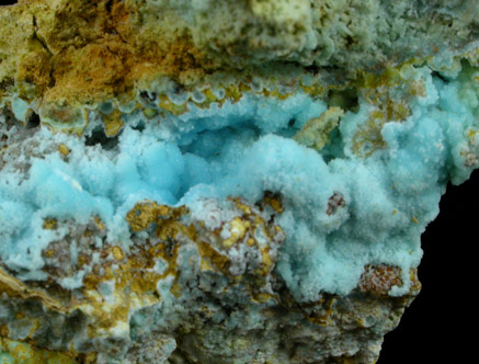 Chalcoalumite from Grandview Mine, Coconino County, Arizona