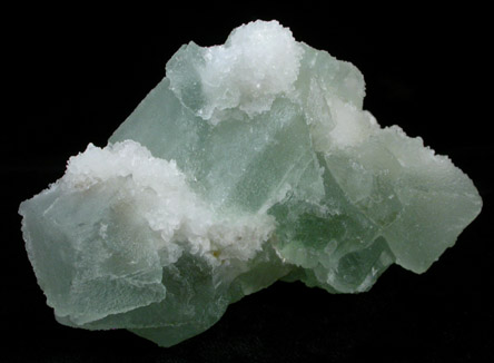 Fluorite in Quartz from Homestake Mine, Oatman District, Mohave County, Arizona