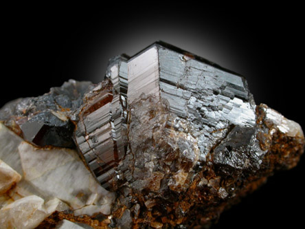 Cassiterite from Chigga Mine, Porranlalalge, Cornwall, England