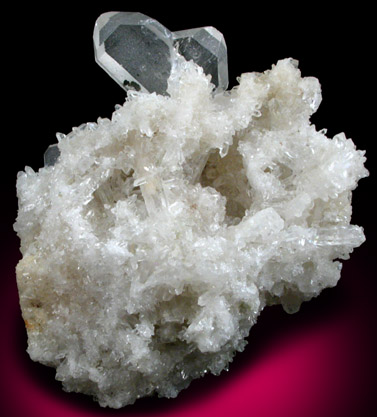 Quartz (Japan Law-twinned) from Huallapon Mine, Pasto Bueno District, Ancash Department, Peru