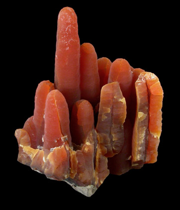 Calcite (stalactitic) from Bud Ehrle Locality, near Miles City, Carter County, Montana