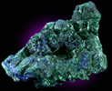 Malachite pseudomorphs after Azurite from Campbell Shaft, Bisbee, Warren District, Cochise County, Arizona