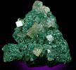 Calcite, Dioptase, Malachite from Tsumeb Mine, Otavi-Bergland District, Oshikoto, Namibia