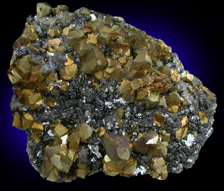Chalcopyrite, Sphalerite, Quartz from Groundhog Mine, Central District, Grant County, New Mexico