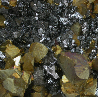 Chalcopyrite, Sphalerite, Quartz from Groundhog Mine, Central District, Grant County, New Mexico