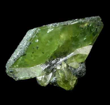 Titanite var. Sphene (twinned crystals) from Arondu, Basha Valley, Gilgit-Baltistan, Pakistan