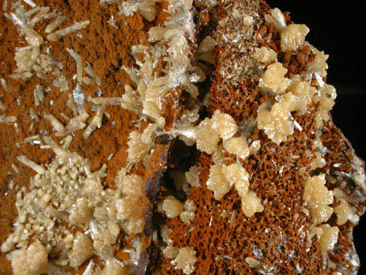 Mimetite from Puit IX, Touissit Mine, 21 km SSE of Oujda, Jerada Province, Oriental, Morocco