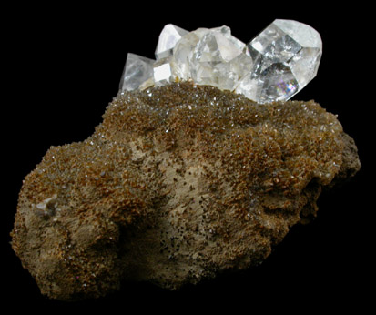 Quartz var. Herkimer Diamonds from Middleville, Herkimer County, New York