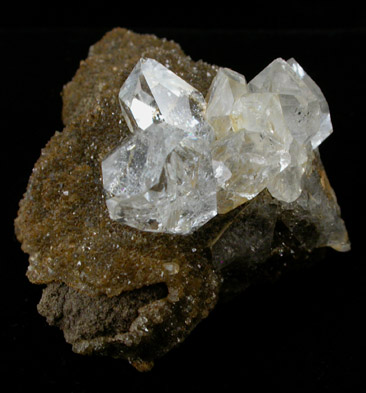 Quartz var. Herkimer Diamonds from Middleville, Herkimer County, New York