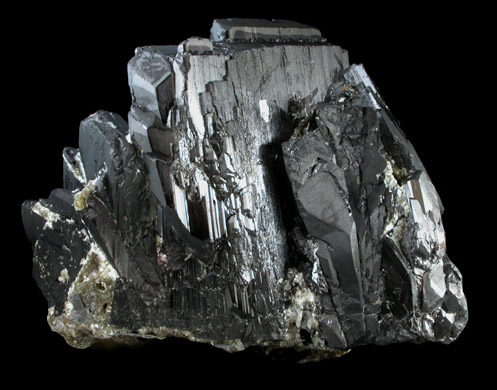 Ferberite, Siderite, Apatite from Panasqueira Mine, Barroca Grande, 21 km. west of Fundao, Castelo Branco, Portugal