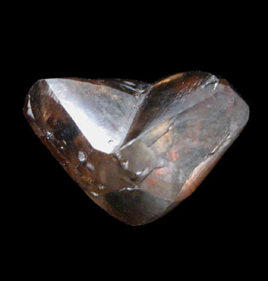 Diamond (2.34 carat v-twin crystals) from Guateng Province (formerly Transvaal), South Africa
