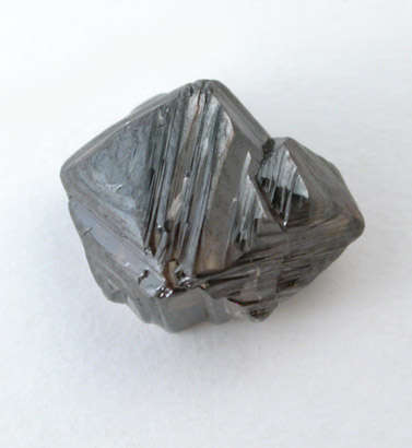 Diamond (2.56 carat double crystals) from Guateng Province (formerly Transvaal), South Africa