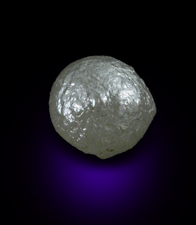 Diamond (3.27 carat spherical crystal) from Mbuji-Mayi (Miba), Democratic Republic of the Congo