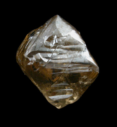 Diamond (3.75 carat octahedral crystal) from Northern Cape Province, South Africa