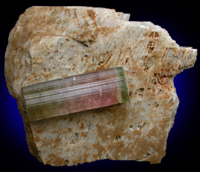 Elbaite Tourmaline from Himalaya Mine, Mesa Grande District, San Diego County, California