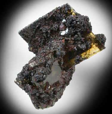 Barite and Limonite from Magma Mine, Superior District, Pinal County, Arizona
