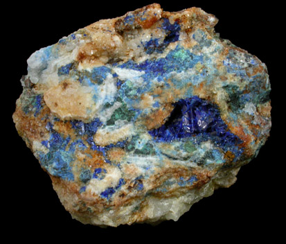 Linarite from Red Gill Mine, Caldbeck Fells, Cumbria, England