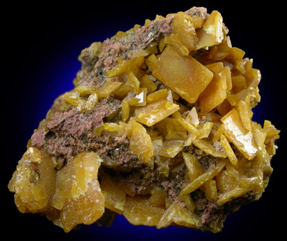 Wulfenite from Mezica Mine, 55 km west of Maribor, Mezica (Miess), Republic of Slovenia