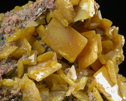 Wulfenite from Mezica Mine, 55 km west of Maribor, Mezica (Miess), Republic of Slovenia