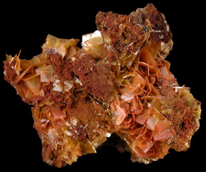 Wulfenite from Defiance Mine, Courtland-Gleeson District, Cochise County, Arizona