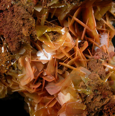 Wulfenite from Defiance Mine, Courtland-Gleeson District, Cochise County, Arizona