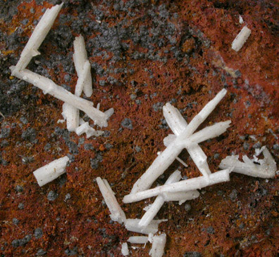 Cerussite from Flux Mine, Harshaw District, Patagonia Mountains, Santa Cruz County, Arizona