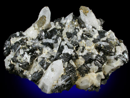 Cassiterite and Quartz from Huanuni District, Dalence Province, Oruro Department, Bolivia