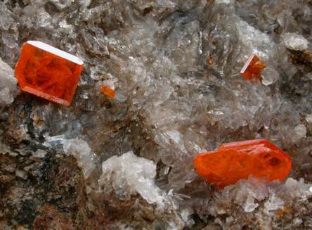 Wulfenite from Red Cloud Mine, Silver District, La Paz County, Arizona