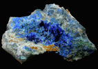 Linarite with Anglesite from Grand Reef Mine, Aravaipa District, Graham County, Arizona