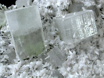 Apophyllite and Laumontite from Prospect Park Quarry, Prospect Park, Passaic County, New Jersey