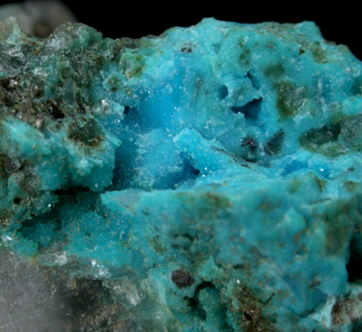 Turquoise Crystals on Quartz from Bishop Mine, Lynch Station, Campbell County, Virginia