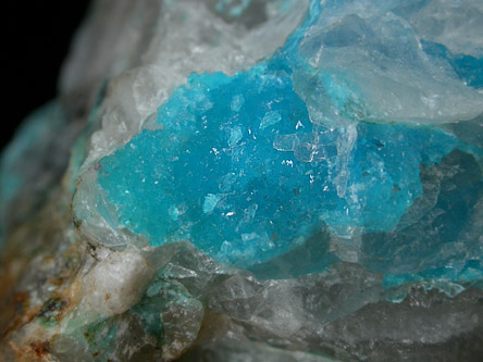 Turquoise Crystals on Quartz from Bishop Mine, Lynch Station, Campbell County, Virginia