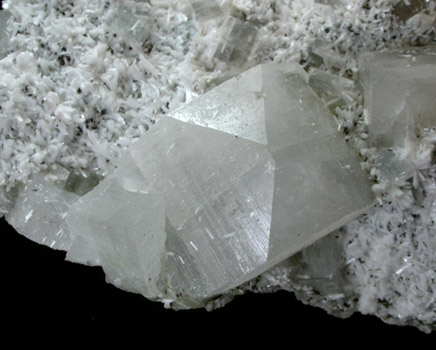 Apophyllite and Laumontite from Prospect Park Quarry, Prospect Park, Passaic County, New Jersey