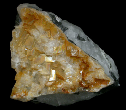 Cryolite with Siderite from Ivigtut, Arsuk Firth (Arsukfjord), Kitaa Province, Greenland (Type Locality for Cryolite)