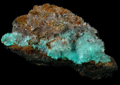 Aurichalcite with Hemimorphite from 79 Mine, Banner District, near Hayden, Gila County, Arizona