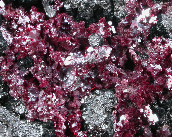 Cuprite and Hematite from Copper Queen Mine, Bisbee, Warren District, Cochise County, Arizona