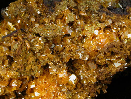 Wulfenite from Defiance Mine, Courtland-Gleeson District, Cochise County, Arizona