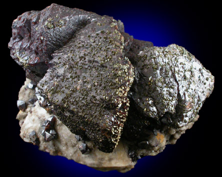 Sphalerite and Chalcopyrite from Ballard Mine, Baxter Springs, Cherokee County, Kansas