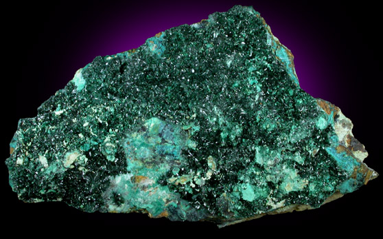 Atacamite with Chrysocolla from Mina la Farola, Copiapo, Atacama Desert, Chile (Type Locality for Atacamite)