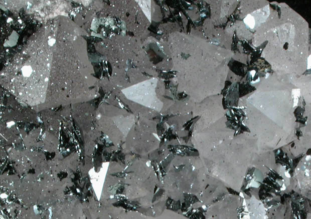 Hematite on Quartz from Cleator Moor, West Cumberland Iron Mining District, Cumbria, England