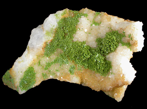 Pyromorphite from Bwlchglas Mine, Dyfed, central Wales orefield, Wales