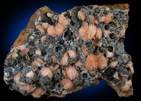 Barite and Cerussite from Mibladen, Haute Moulouya Basin, Zeida-Aouli-Mibladen belt, Midelt Province, Morocco